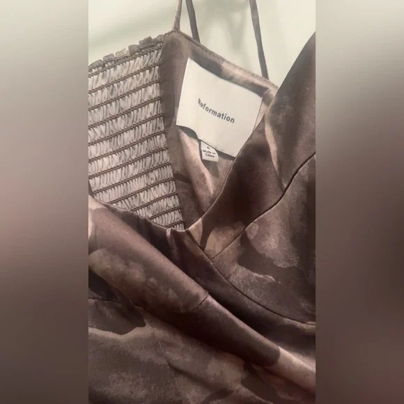 Reformation Marguerite Silk Dress - Picture 6 of 6